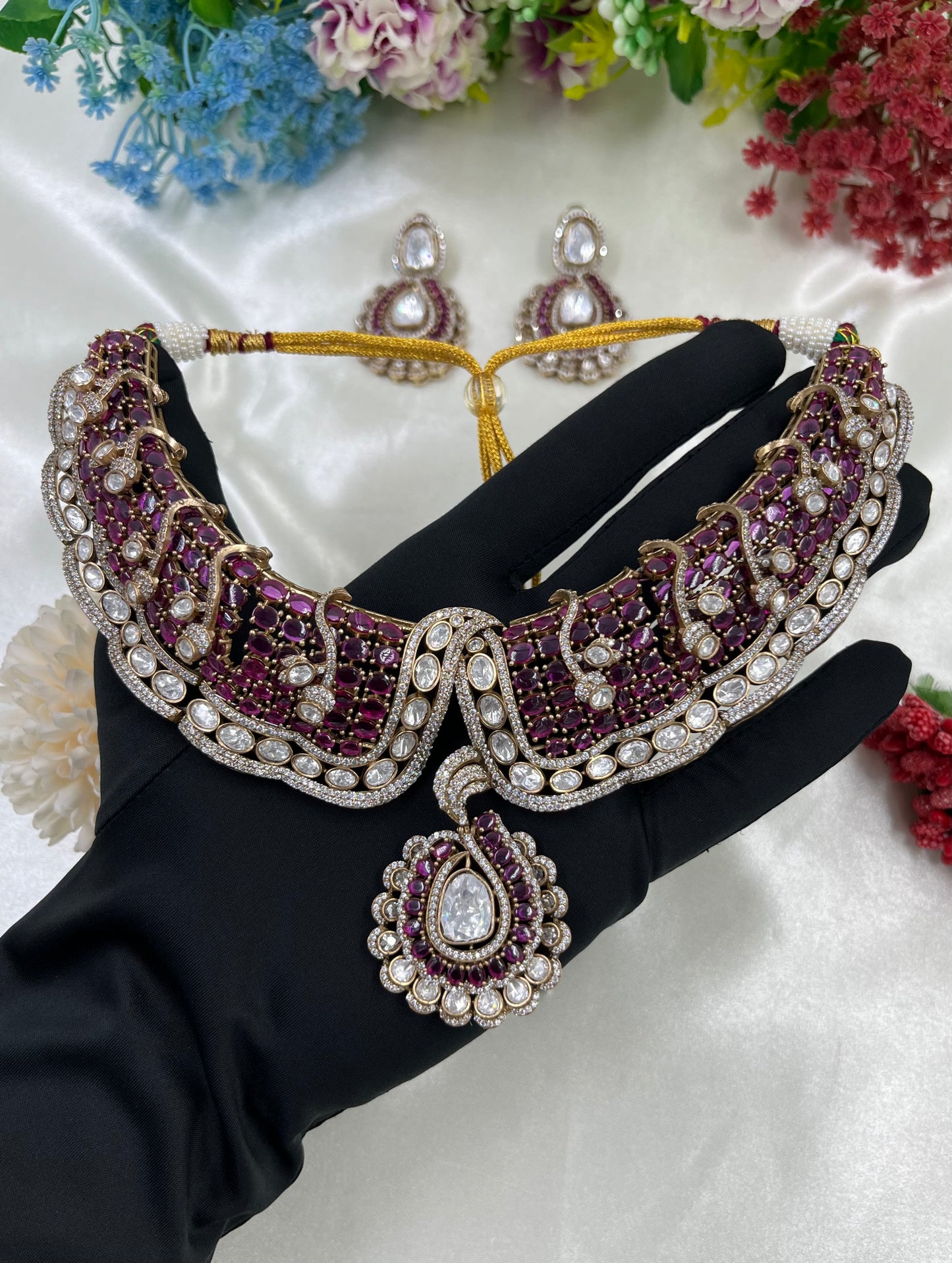 Diya Premium Kundan Necklace