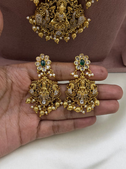 Chaitali South Temple Combo Necklace Set