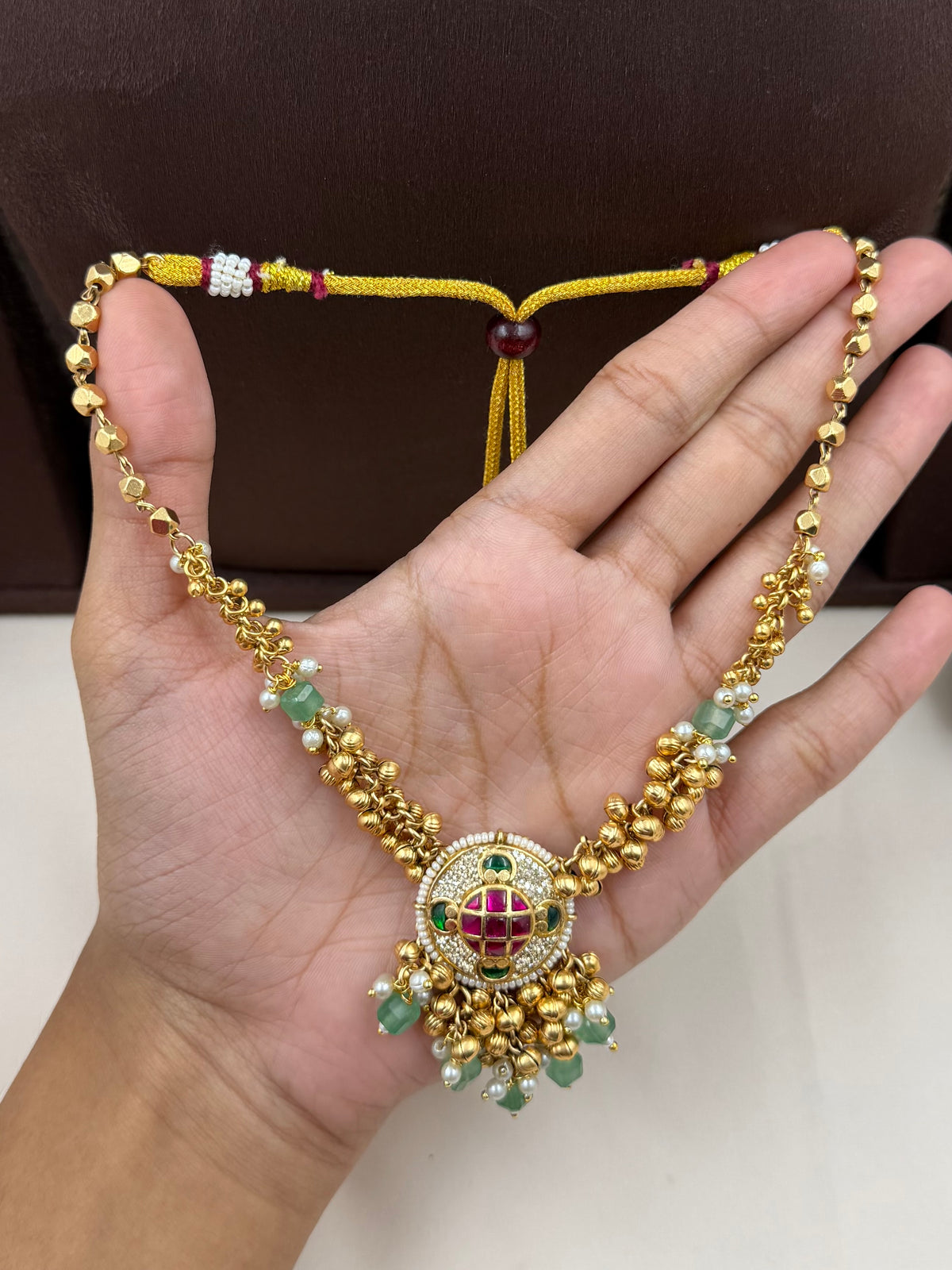 Archana Premium Chorski Necklace Set