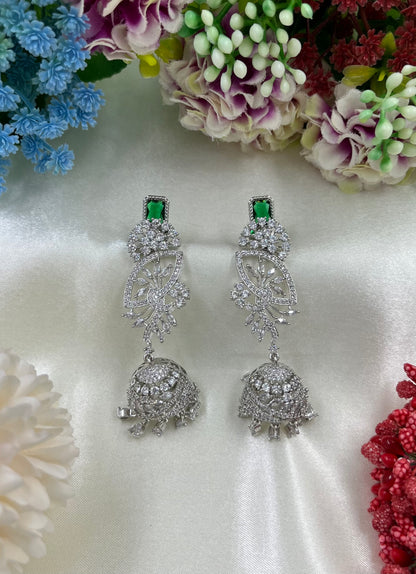 Rukmini Ad Brass Jhumka