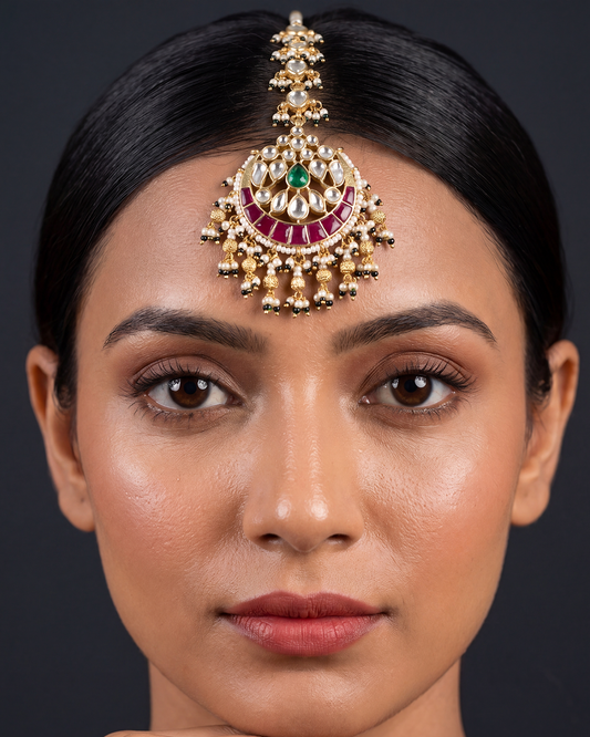 Varini Premium Pachi Kundan Tika