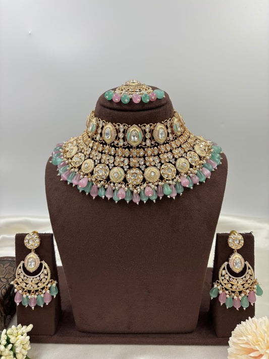 Heena Multicolor Bridal Necklace set