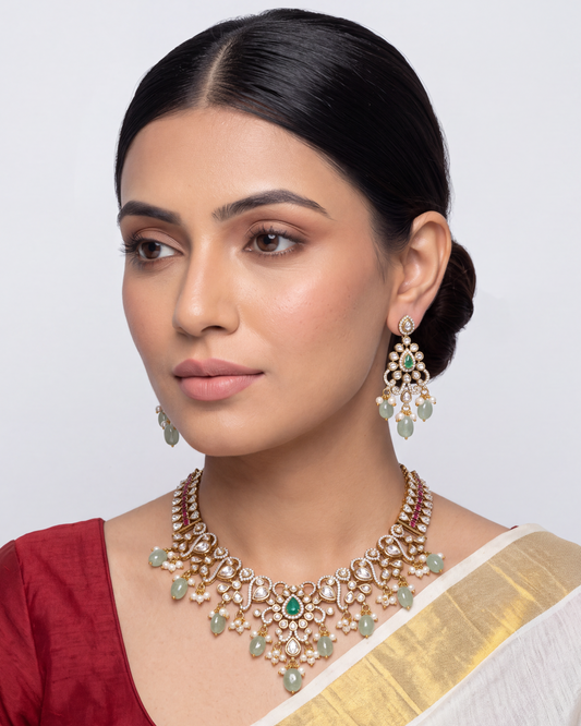 Janhavi Premium Victorian Necklace