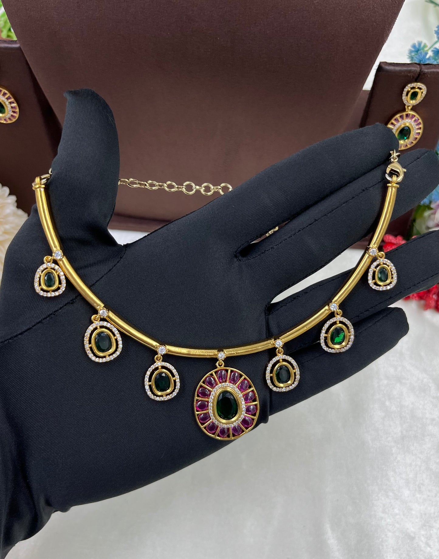 Ornate Victorian Ad Necklace