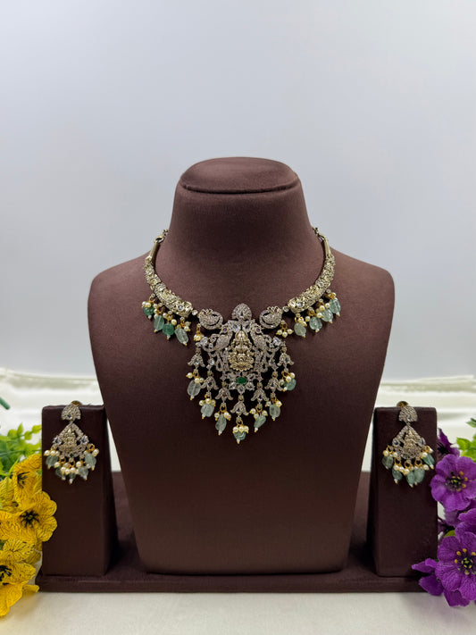 Sayli Traditional Temple Hasli Necklace Set