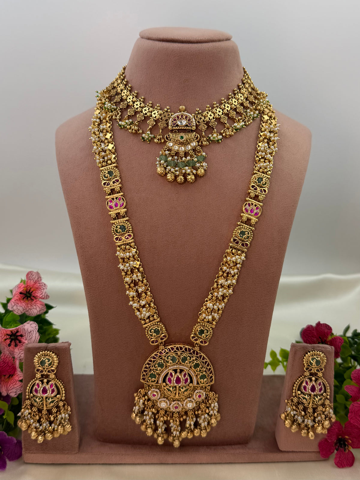 Sachi Heritage Combo Necklace Set