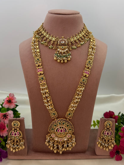 Sachi Heritage Combo Necklace Set