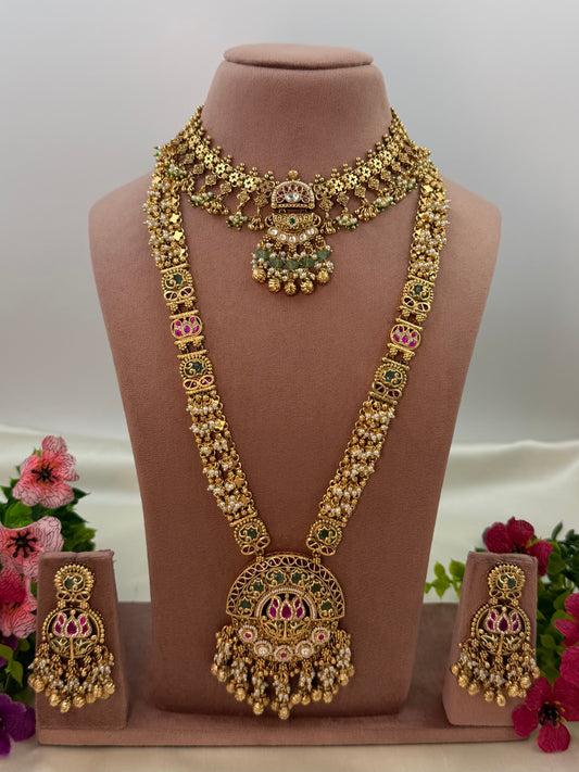Sachi Heritage Combo Necklace Set