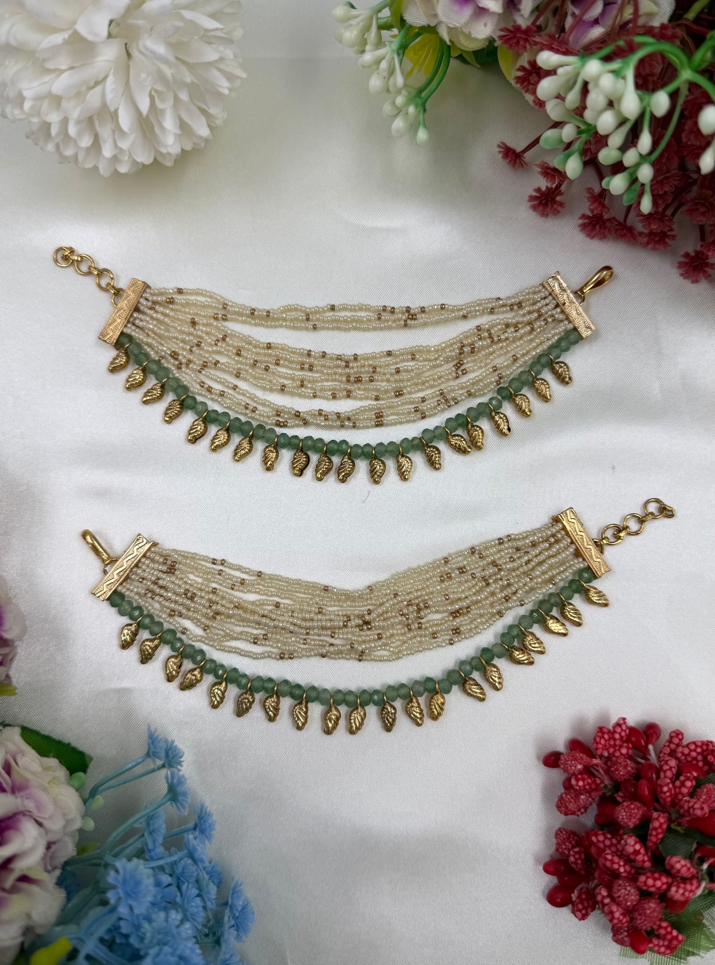 Bhavya Moti Ear Chain