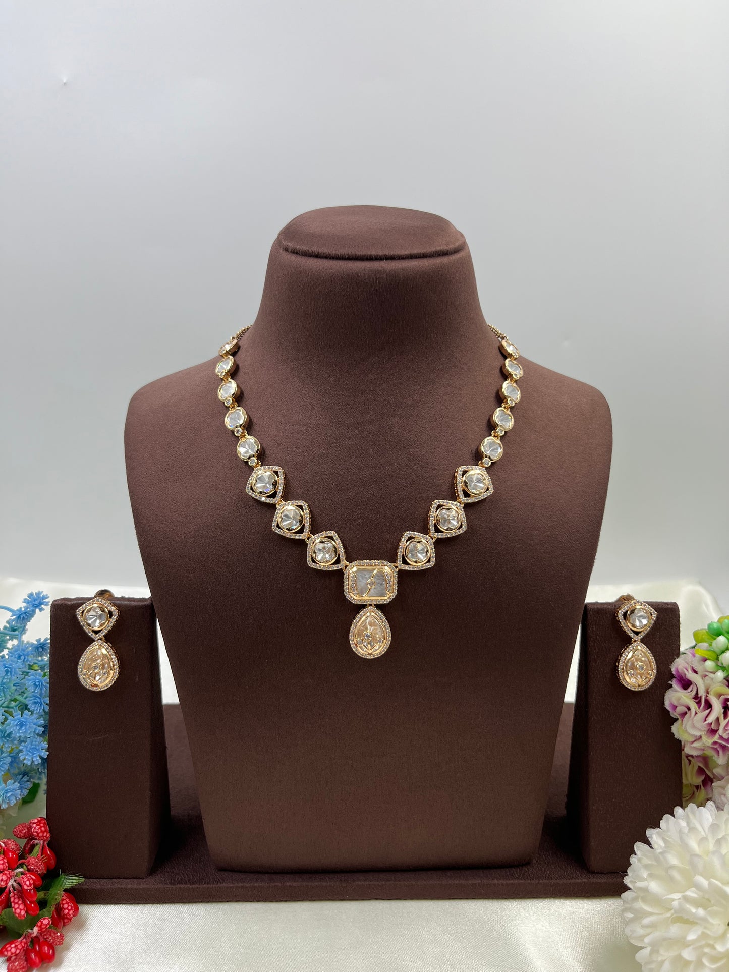 Prajakta Moissanite Delicate Necklace