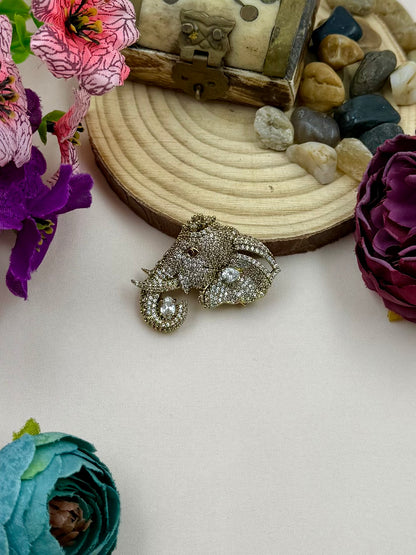Premium Elephant Brooch