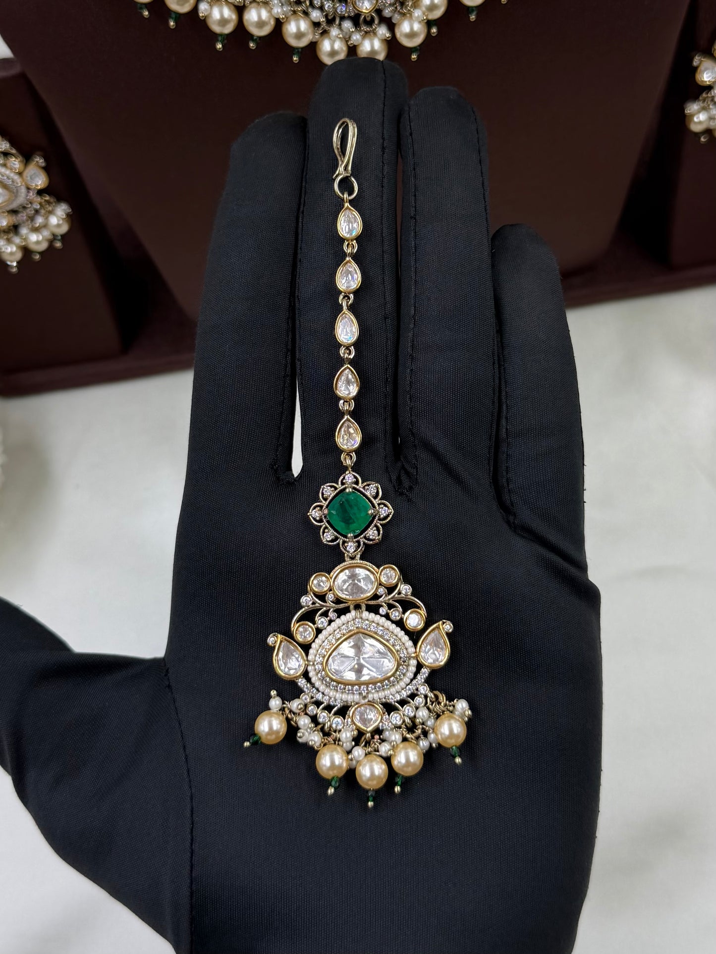 Tanisha Victorian Moissanite Necklace