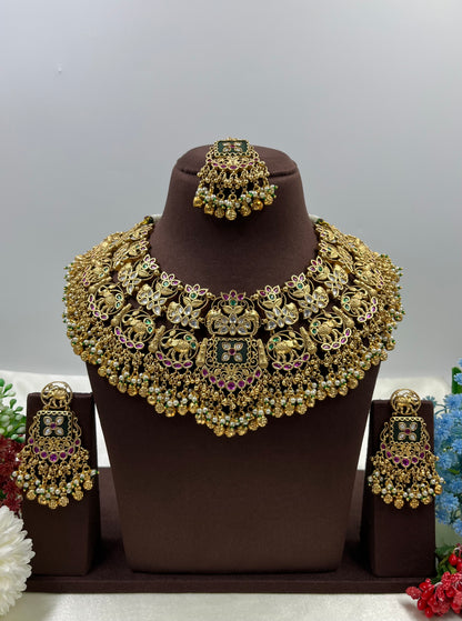 Mirabai Heritage Semi Bridal Set