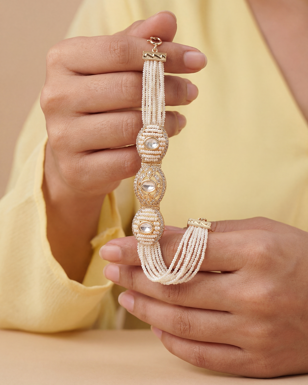 Kansha Moissanite Moti Bracelet
