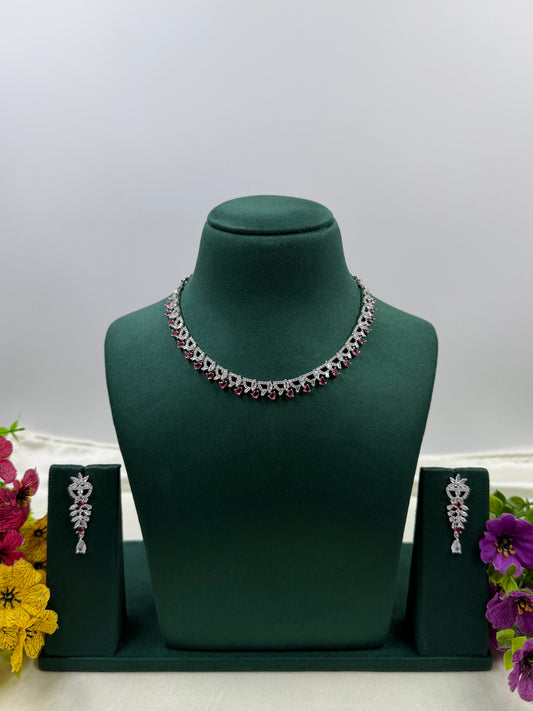 Ava American Diamond Delicate Necklace