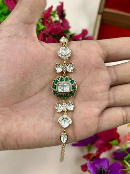 Deepa Moissanite Bracelet (Adjustable)