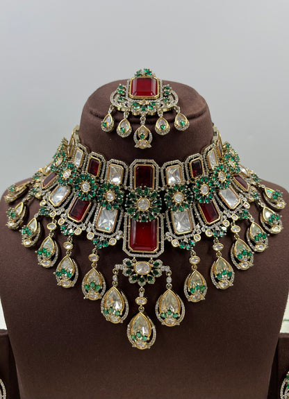 Zara Victorian Moissanite Choker Necklace