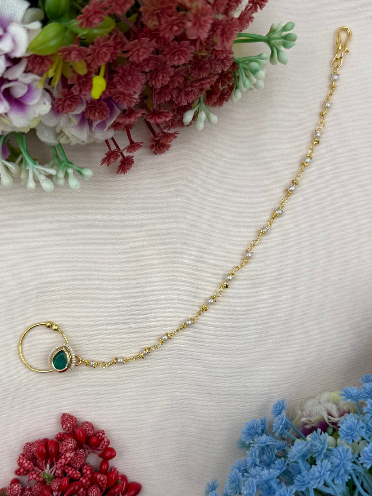 Aradhya Traditional Indian Nose Ring