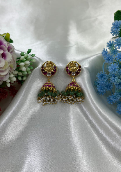 Lakshmi Pachi Kundan Jumka