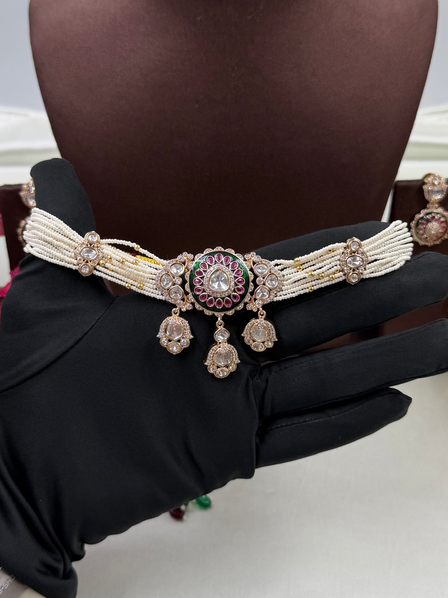 Inaya Moissanite Necklace Set