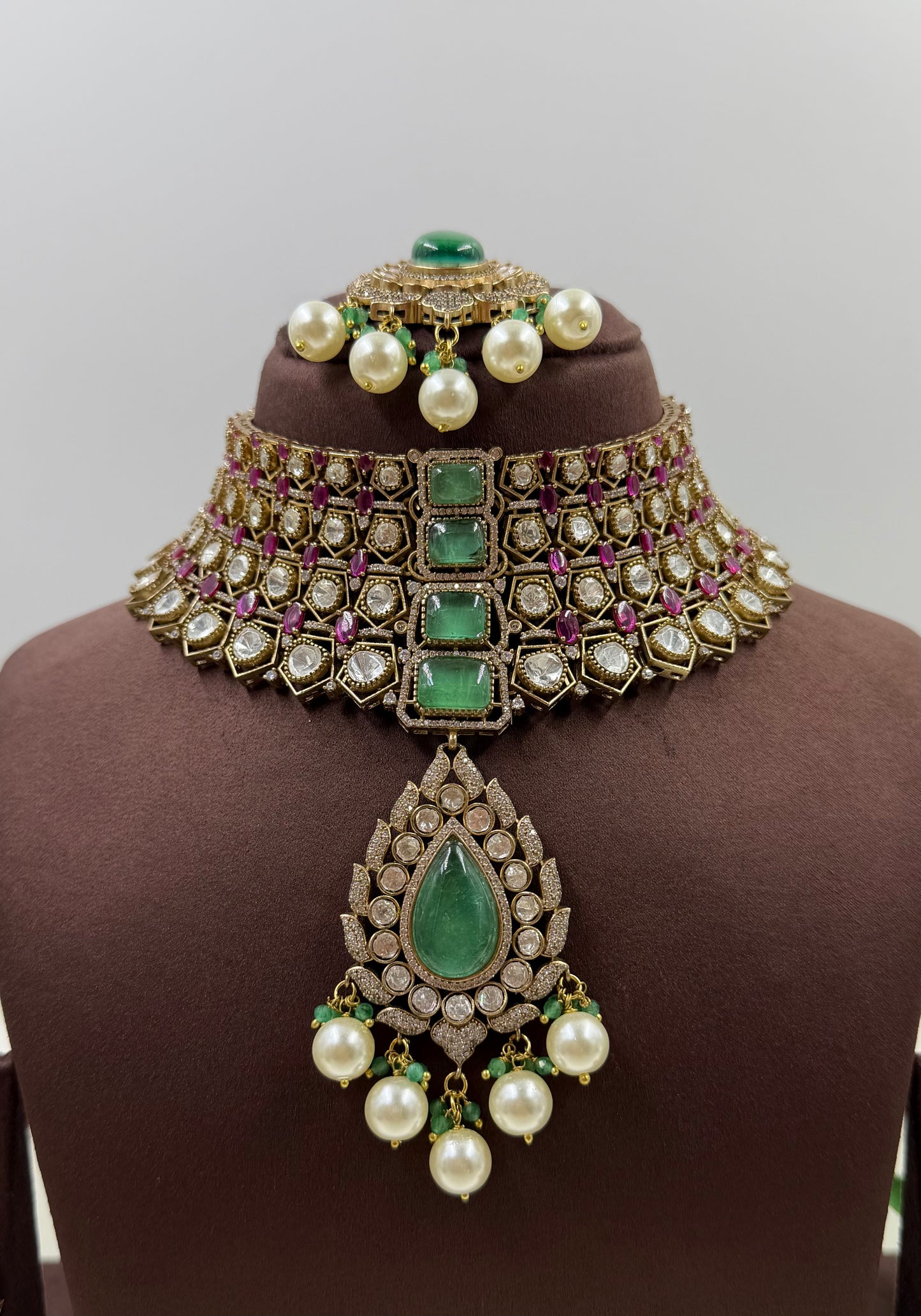 Soniya Jaipuri Kundan Choker Necklace Set