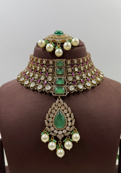 Soniya Jaipuri Kundan Choker Necklace Set