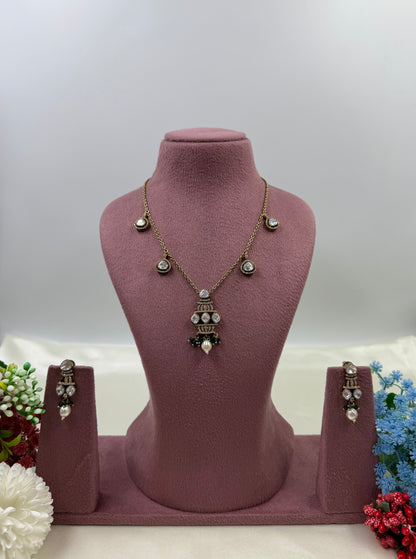Kaira Victorian Chain Pendant Necklace