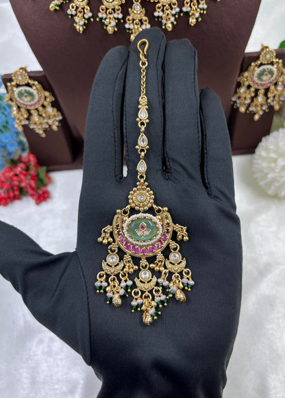 Nidhi Heritage Choker Necklace Set