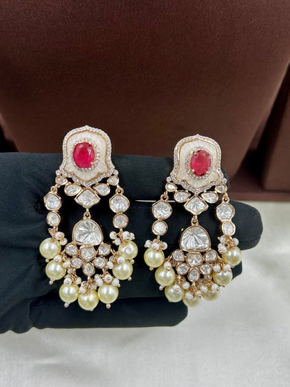 Preeti Moissanite Premium Necklace Set