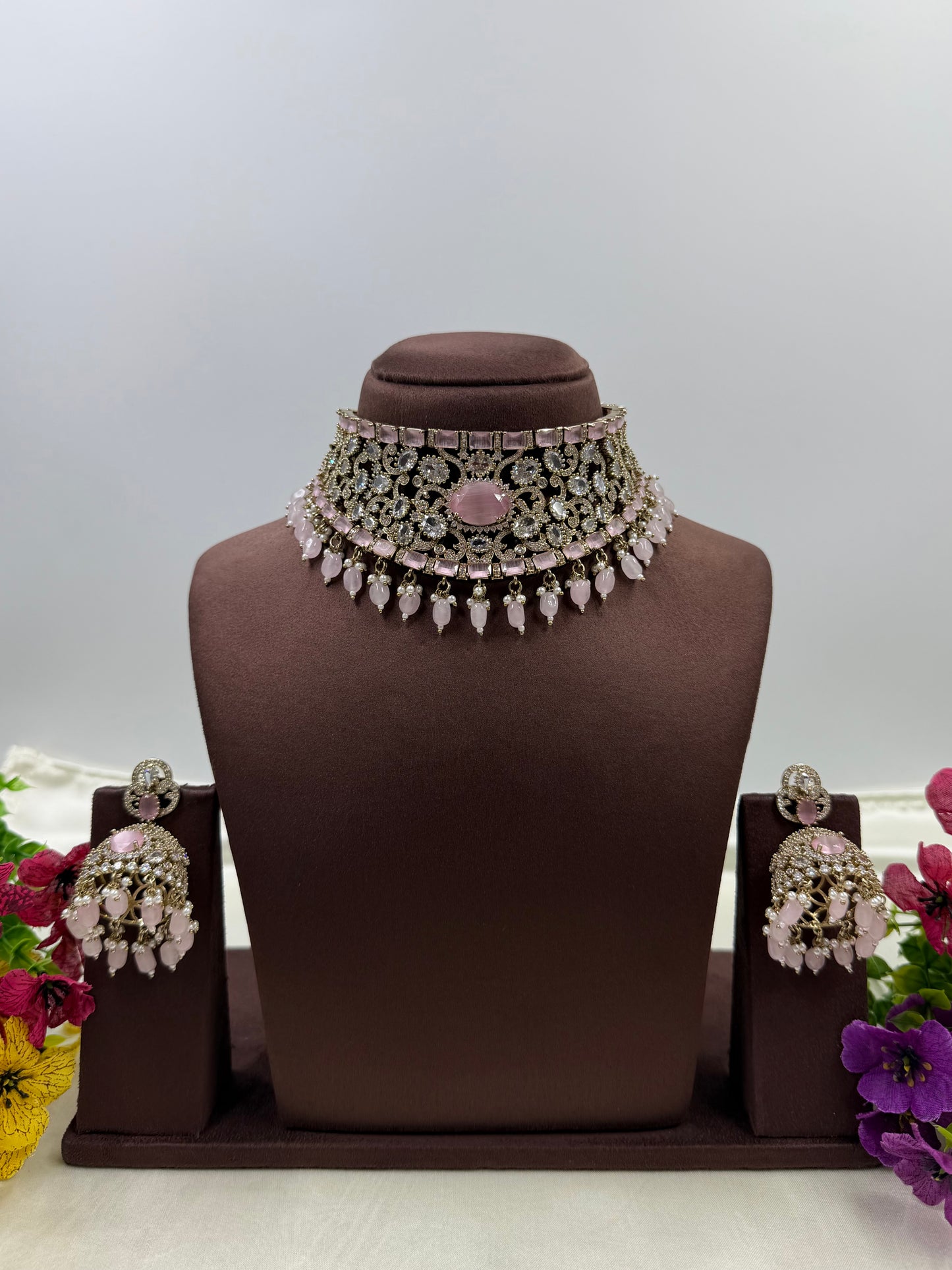 Kritika Premium Victorian Choker Necklace Set