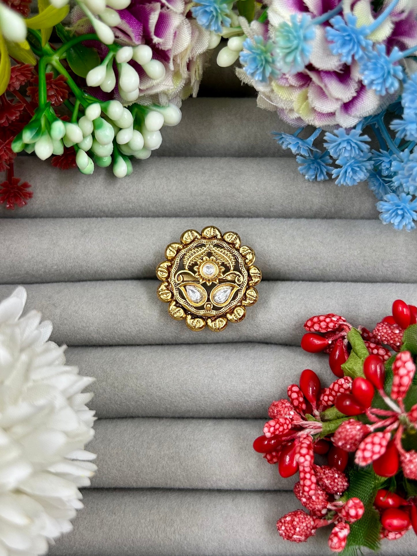 Darshana Traditional Finger Ring (Adjustable)