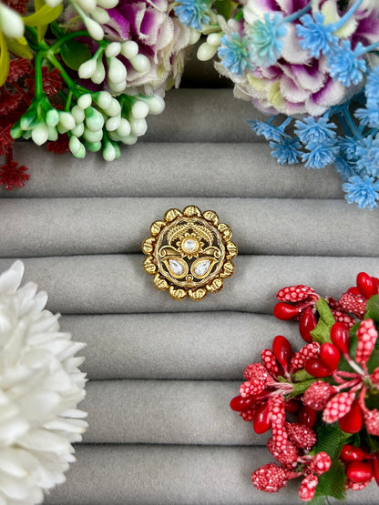 Darshana Traditional Finger Ring (Adjustable)