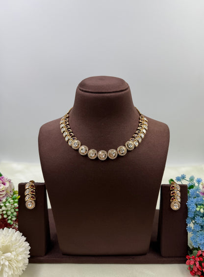 Malvika Moissanite Delicate Necklace