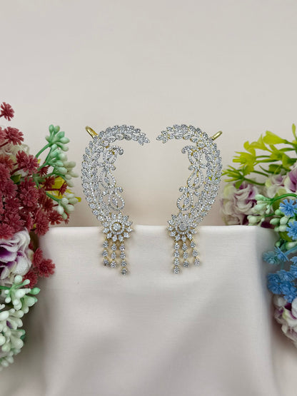 Hailey American Diamond Two Tone Earcuff