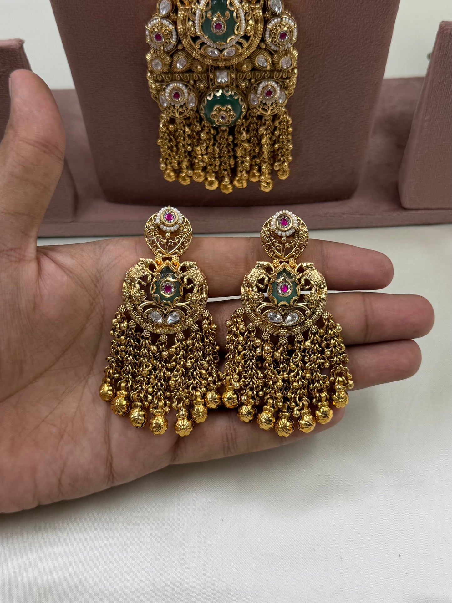 Aaradhya Chorski Heritage Long Necklace Set