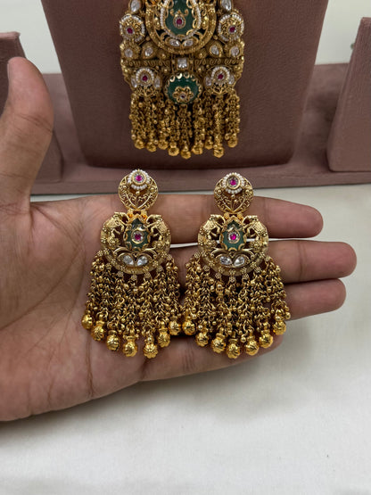 Aaradhya Chorski Heritage Long Necklace Set