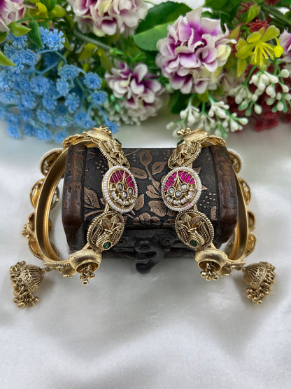 Ayushi Heritage Jhumka Bangles