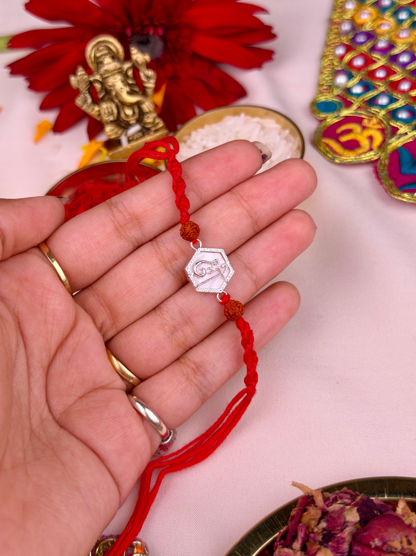 Swastik Rudraksha Rakhi