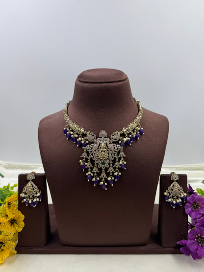Sayli Traditional Temple Hasli Necklace Set