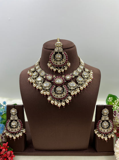 Arya Premium Moissanite Victorian Necklace