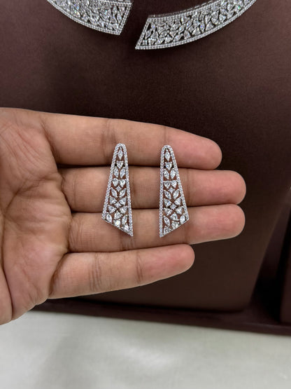 Nova American Diamond Necklace Set