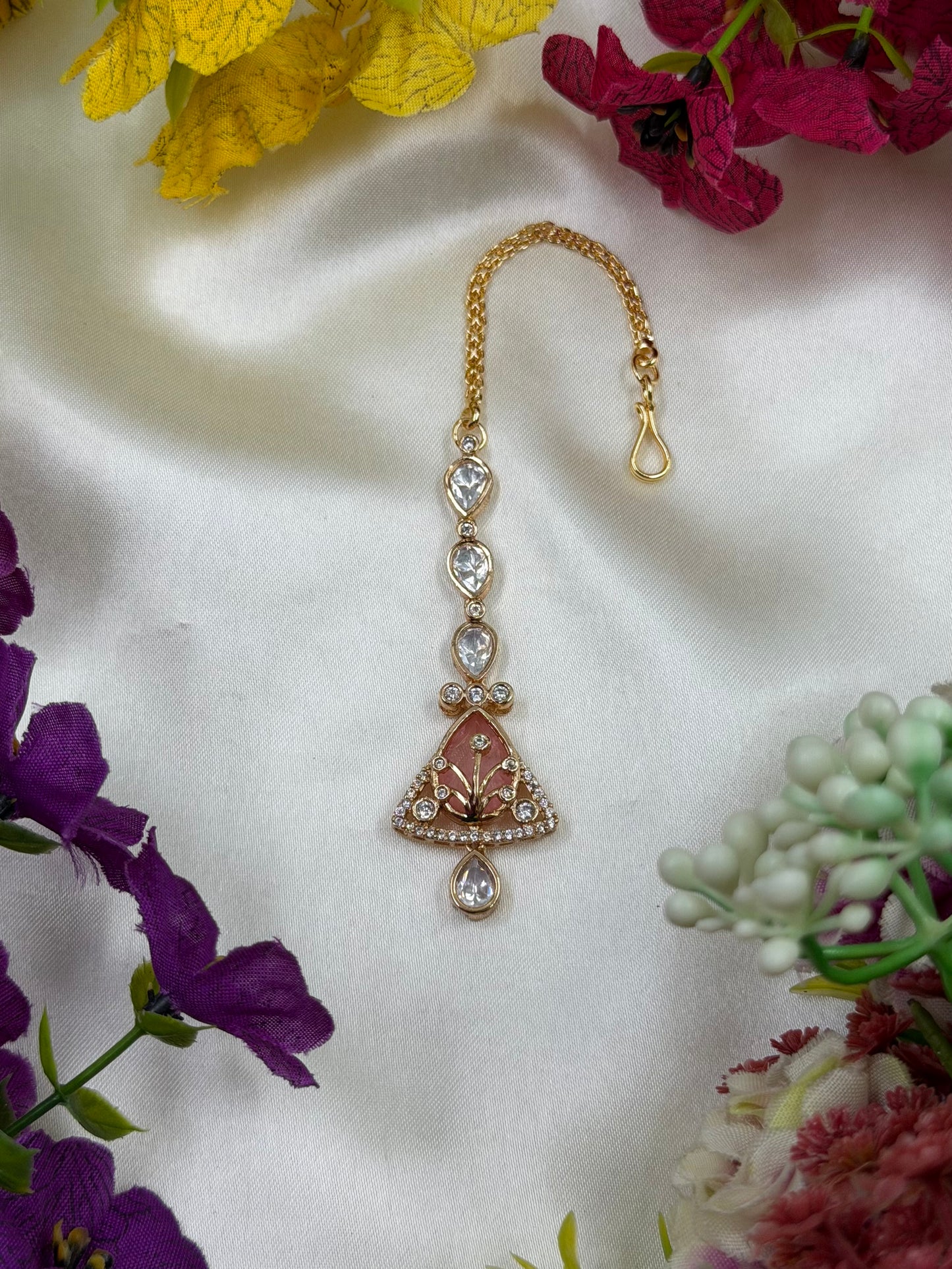 Vandana Moissanite Mang Tika