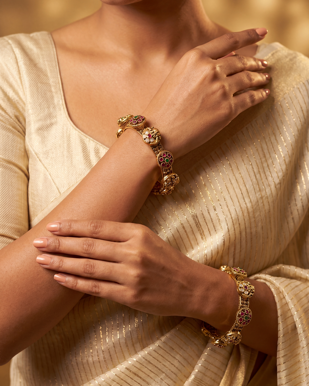 Tanisha Heritage Bangles (Openable)