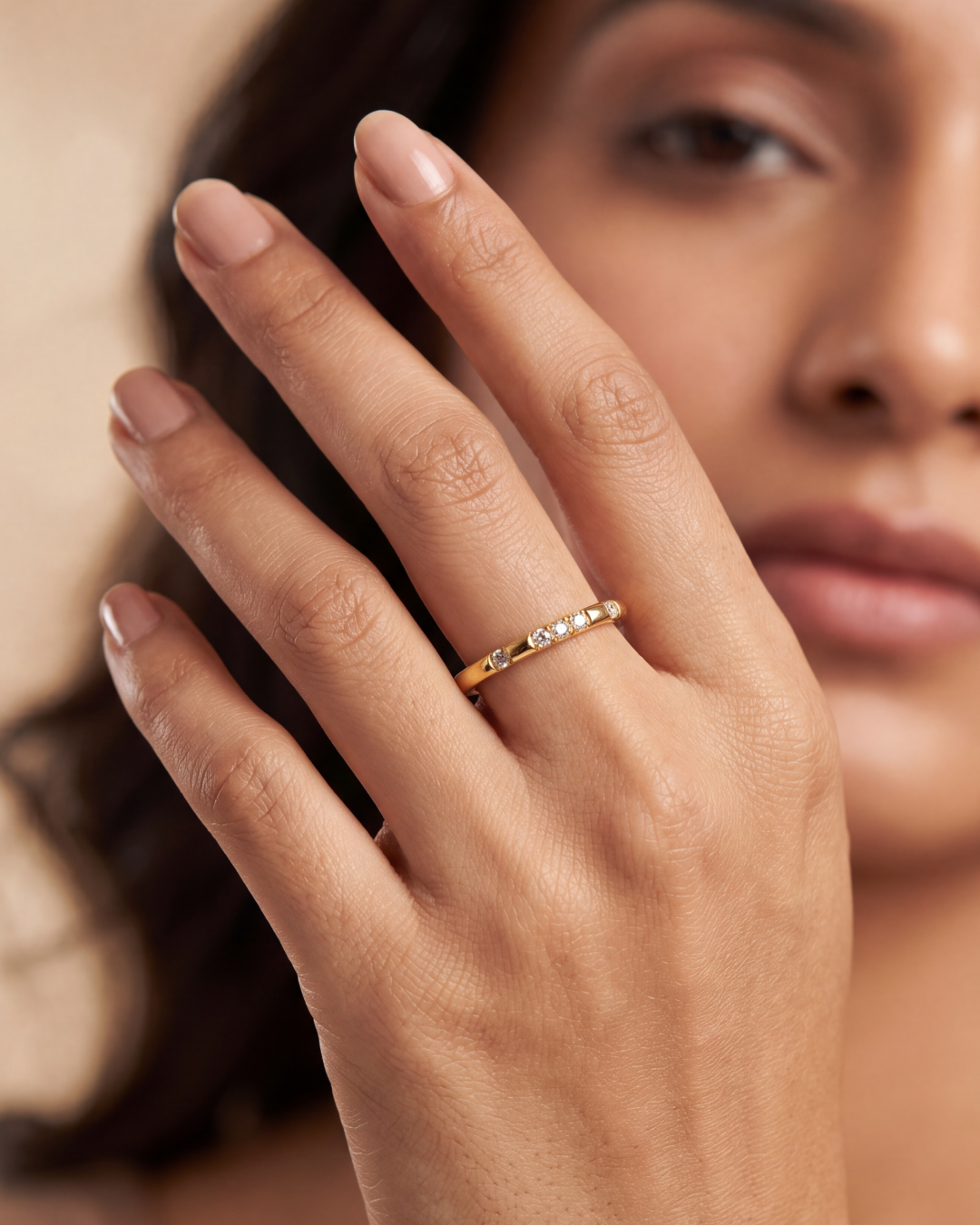 Diana Anti-Tarnish Stainless Steel Ring