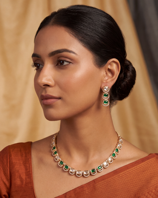 Manasi Moissanite Delicate Necklace