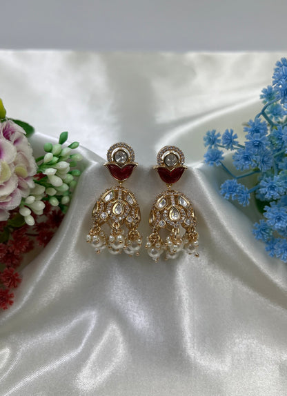 Priyal Moissanite Jumka