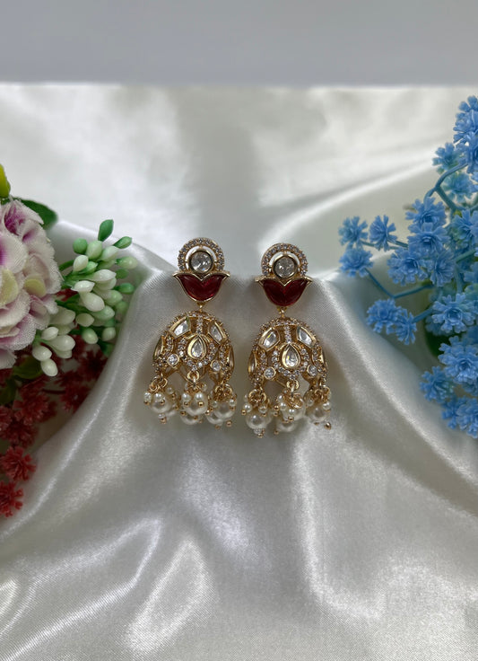 Priyal Moissanite Jumka