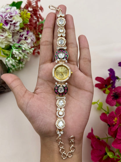 Kashish Moissanite Watch (Adjustable)