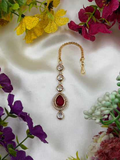 Komal Moissanite Mang Tika