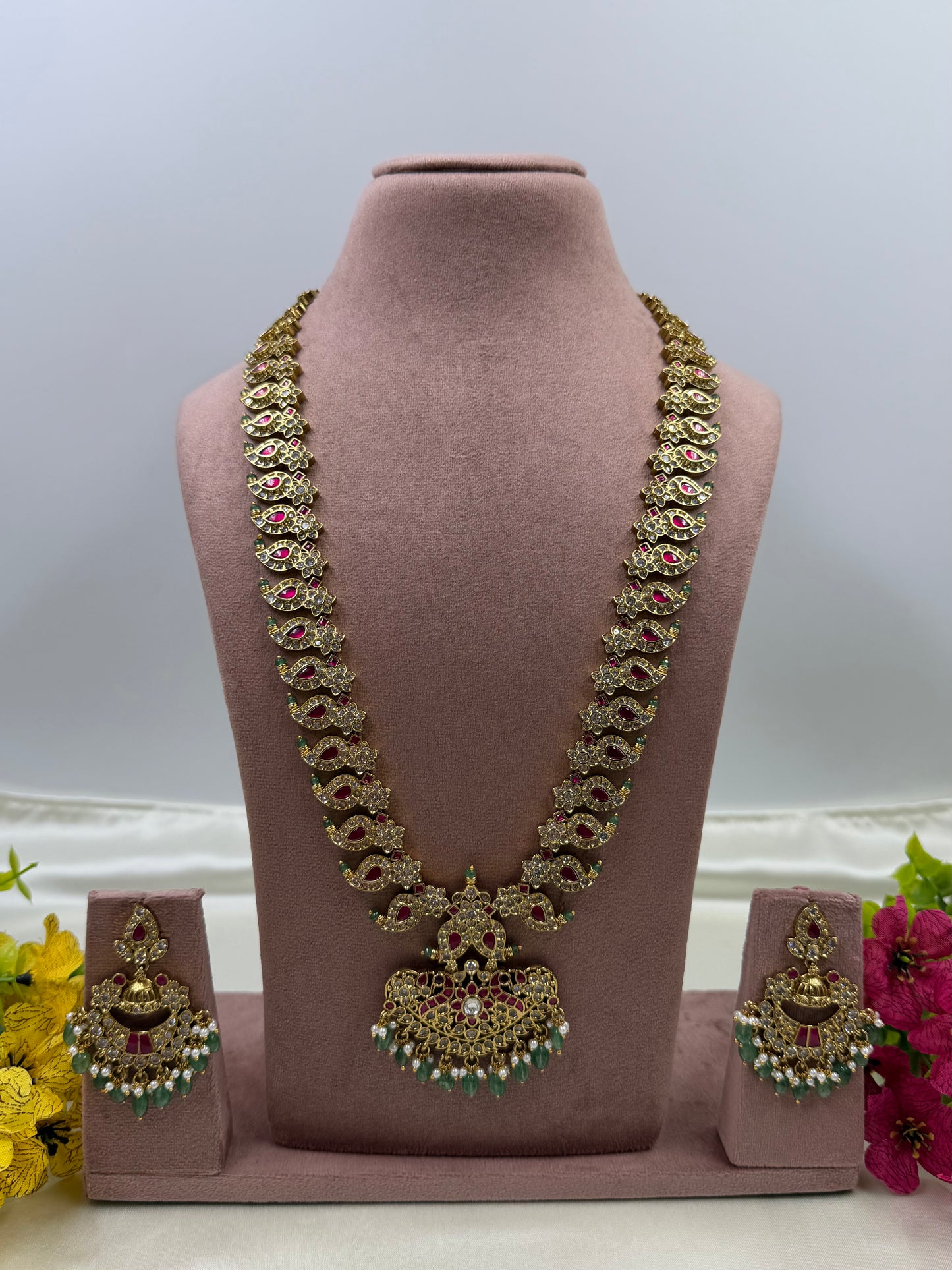 Nidhi Victorian Long Necklace Set